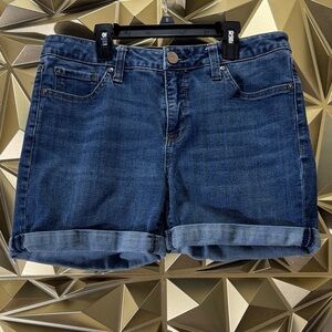 Seven7 Dark Blue‎ Jean Shorts for Women